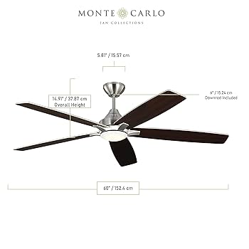 Monte Carlo 5ブレード 60インチ 天井ファン 5CSM60RB 81-JbCVReJL._UF894,1000_QL80_.jpg